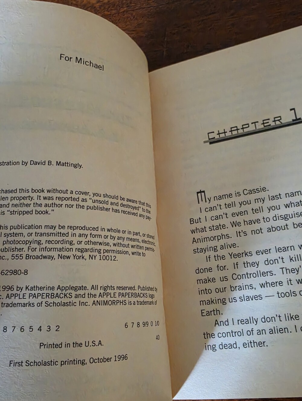 Animorphs Books 1-4 By K.A. Applegate Paperback - Picture 13 of 13